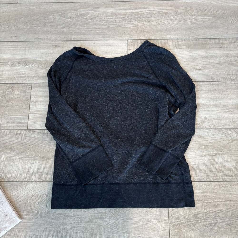 Standard James Perse Womens 4 L Top Charcoal Long